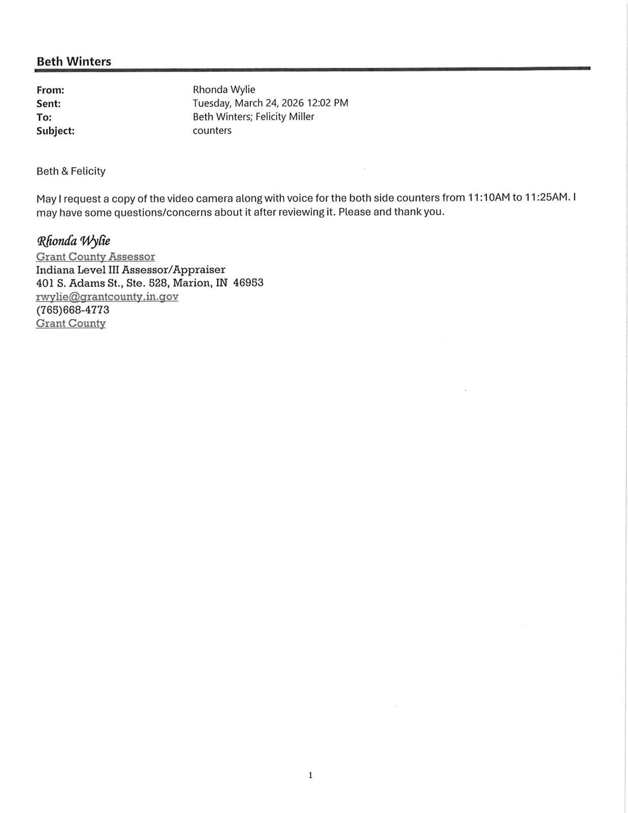 Page 2 of the Assessor's email of March 24, 2026, 12:02 p.m.